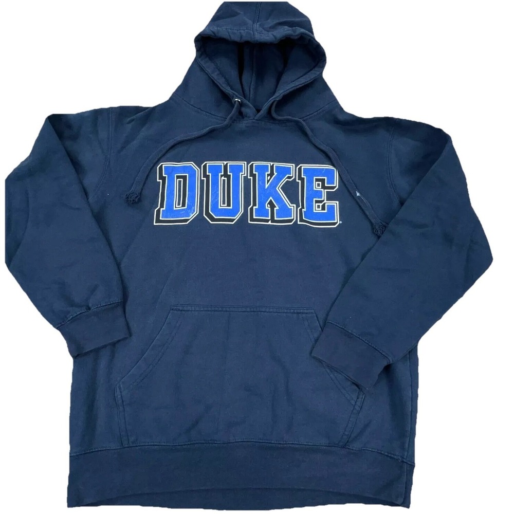 Vintage Duke Blue Devils Hoodie Men Medium Sweatshirt Sweater 90s  Y2K Adult *